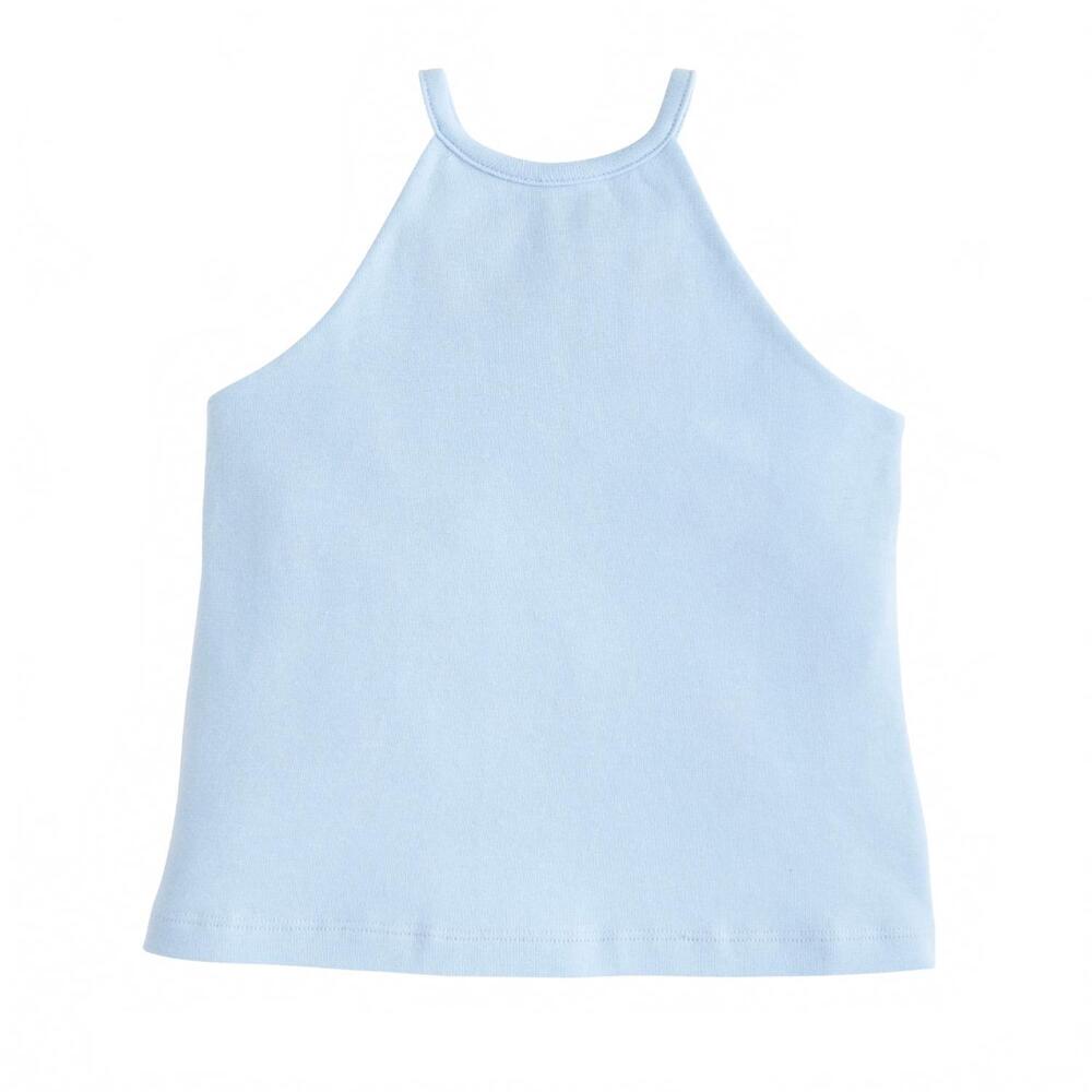 NEW BISBY basic halter top in light blue - Picture 2 of 2